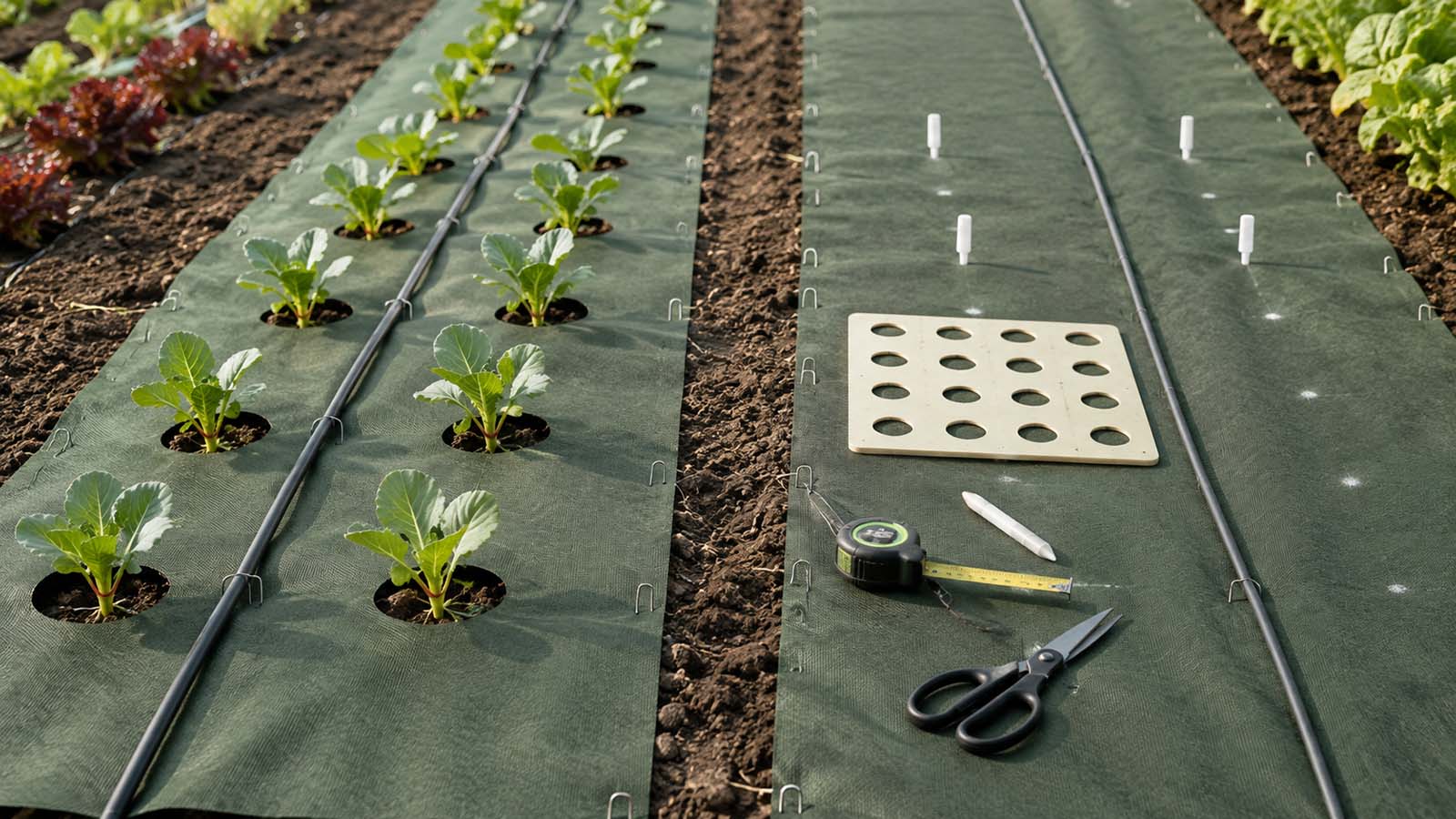 Pre-Punched Weed Barrier Fabric: Is It Better Than Cutting Holes Yourself?