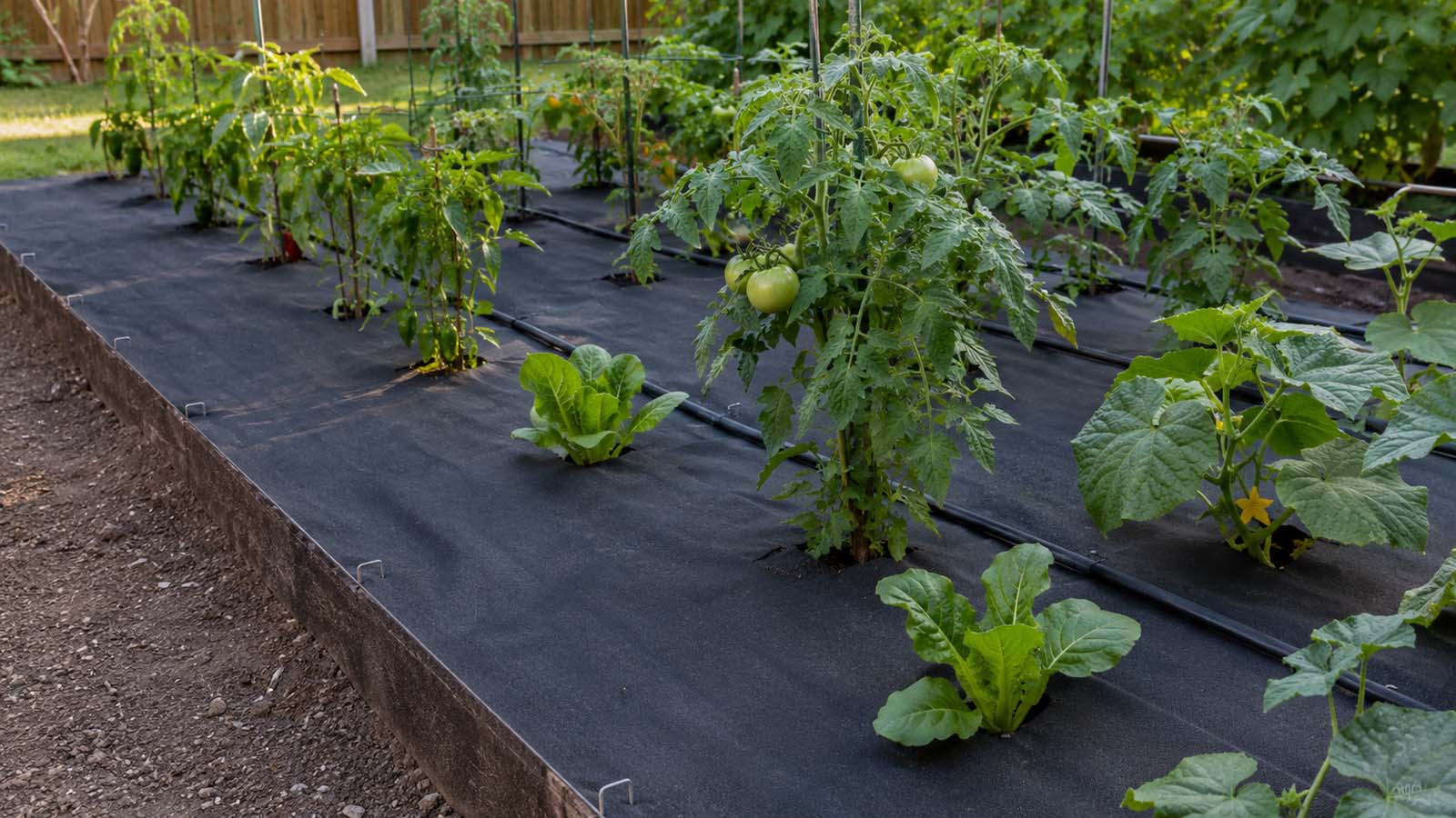 How to Use Weed Barrier Fabric in a Vegetable Garden