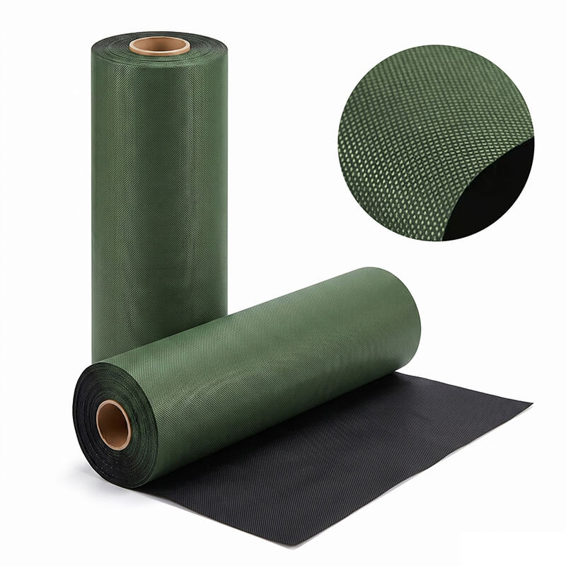 Load video: Watch how weed barrier fabric is laid over prepared soil to help cover exposed ground, reduce weed growth, and keep planting rows cleaner and easier to manage.